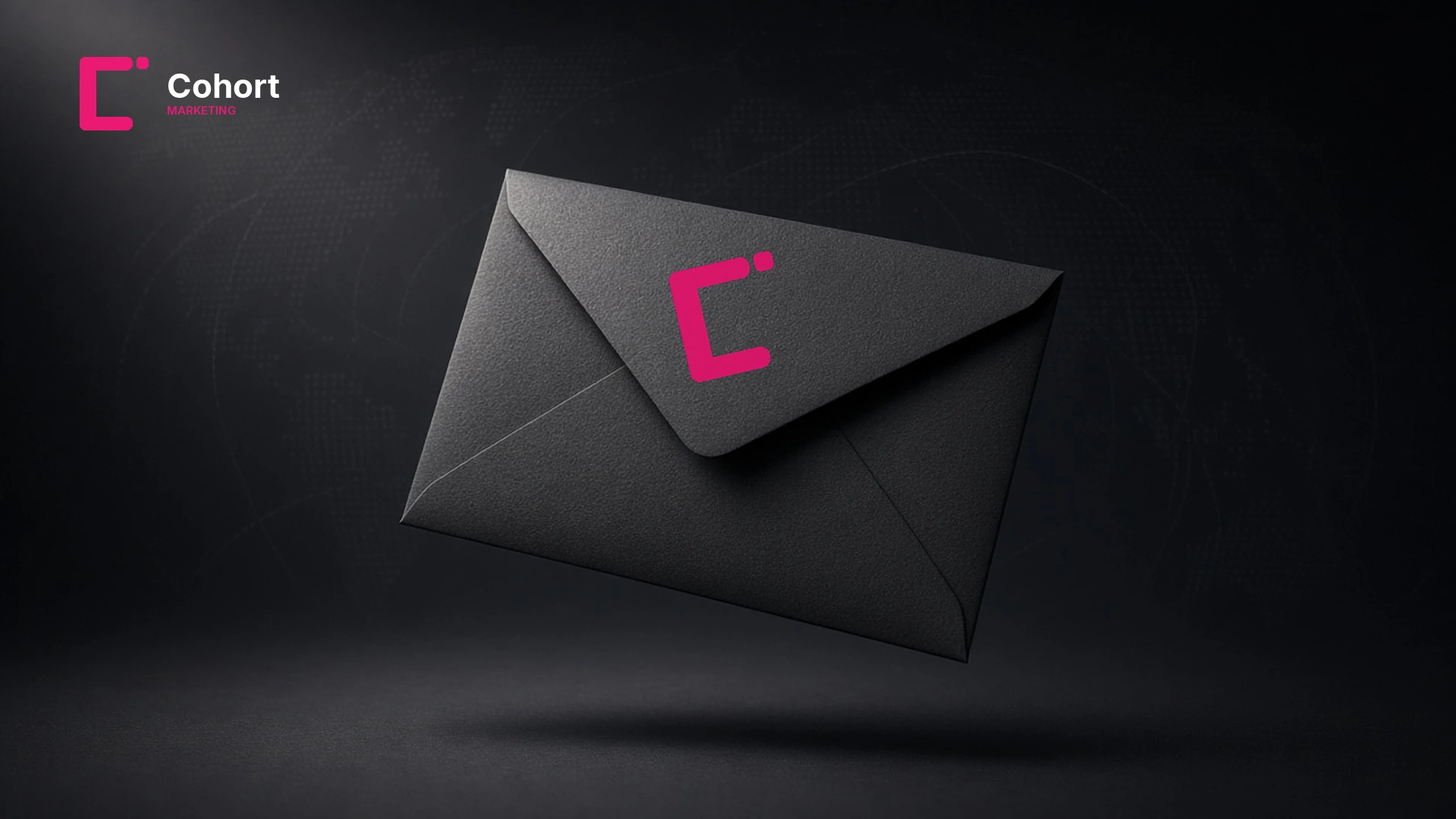 Contact Cohort Marketing Web3 marketing agency - 3D envelope inviting your message