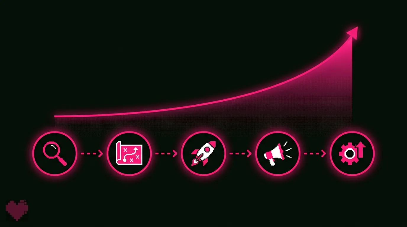 Step-by-step Web3 growth hacking process and methodology