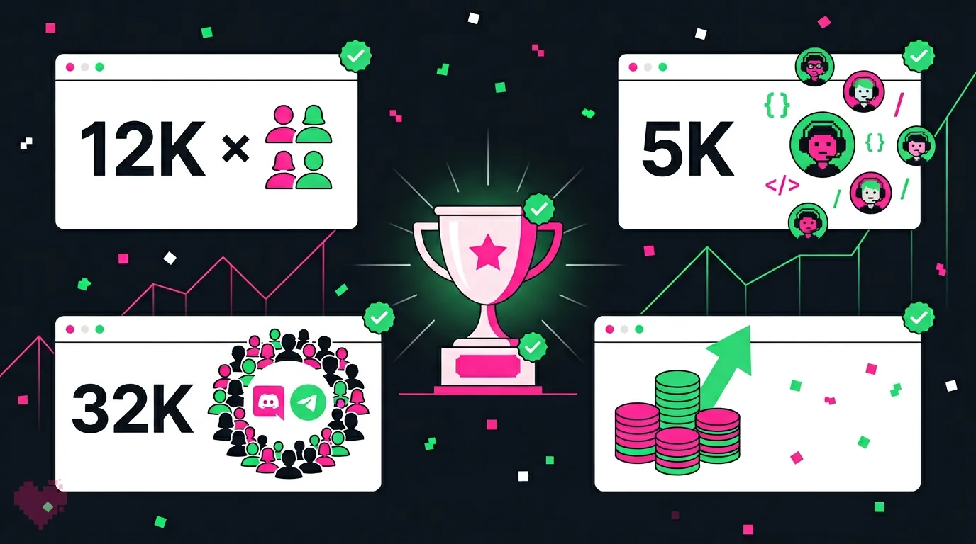 Full-service crypto marketing for startups including community, PR, and influencer campaigns