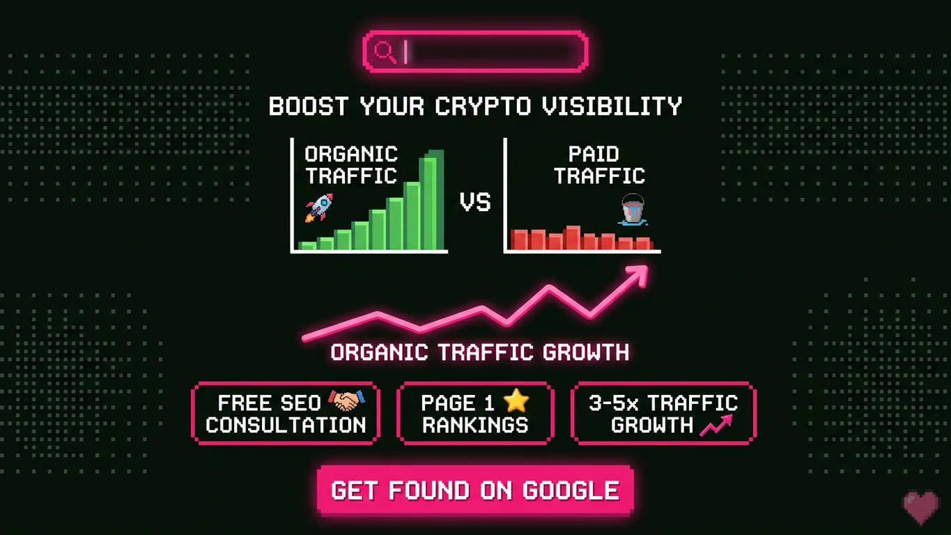 Crypto SEO strategies tailored for DeFi, NFT, exchange, and Web3 verticals