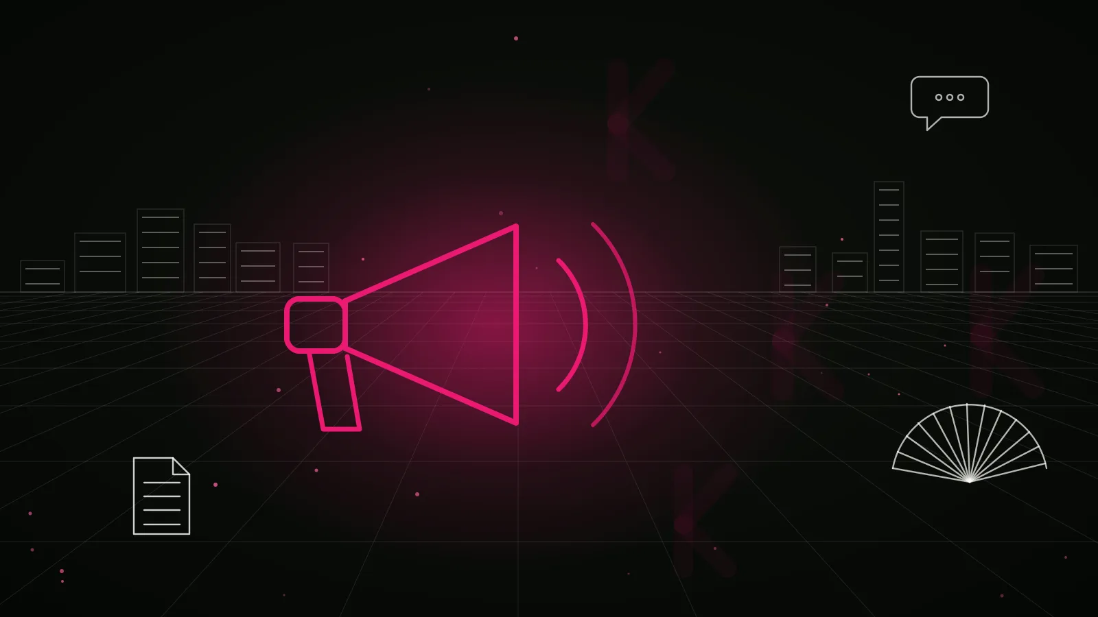 crypto pr agency: Cohort Marketing branded hero illustration