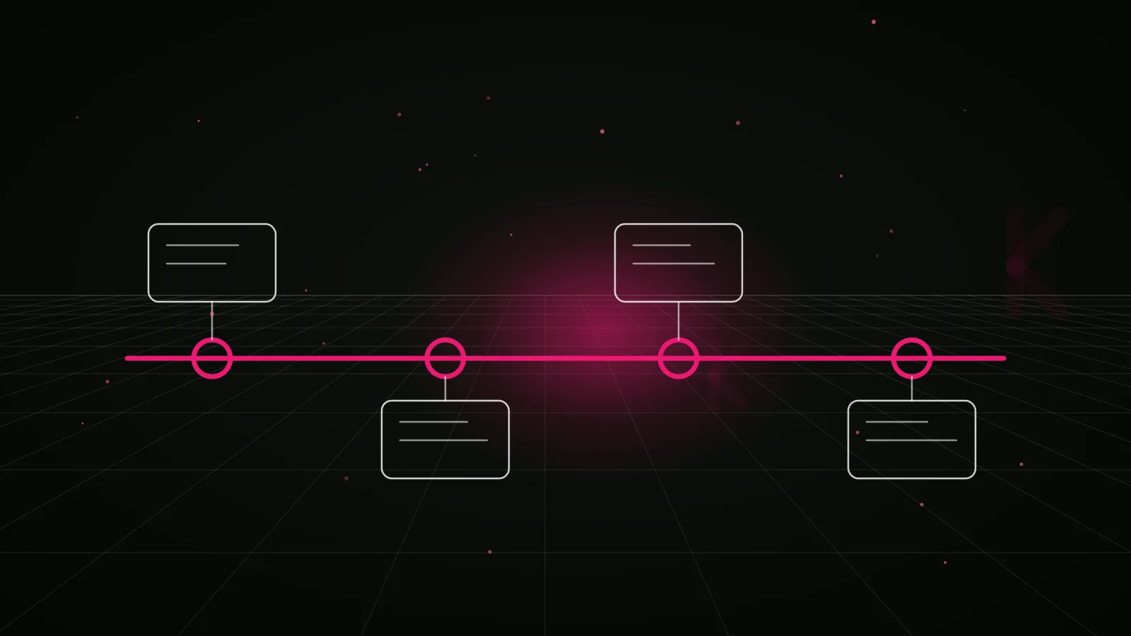 crypto telegram marketing agency: process timeline illustration