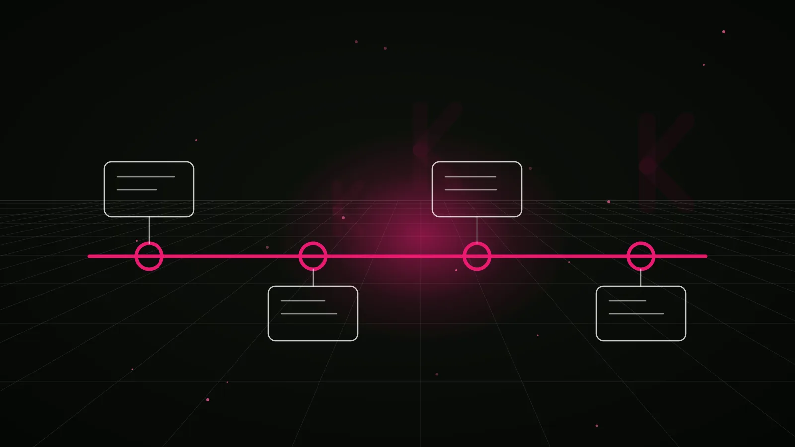 crypto geo agency: process timeline illustration