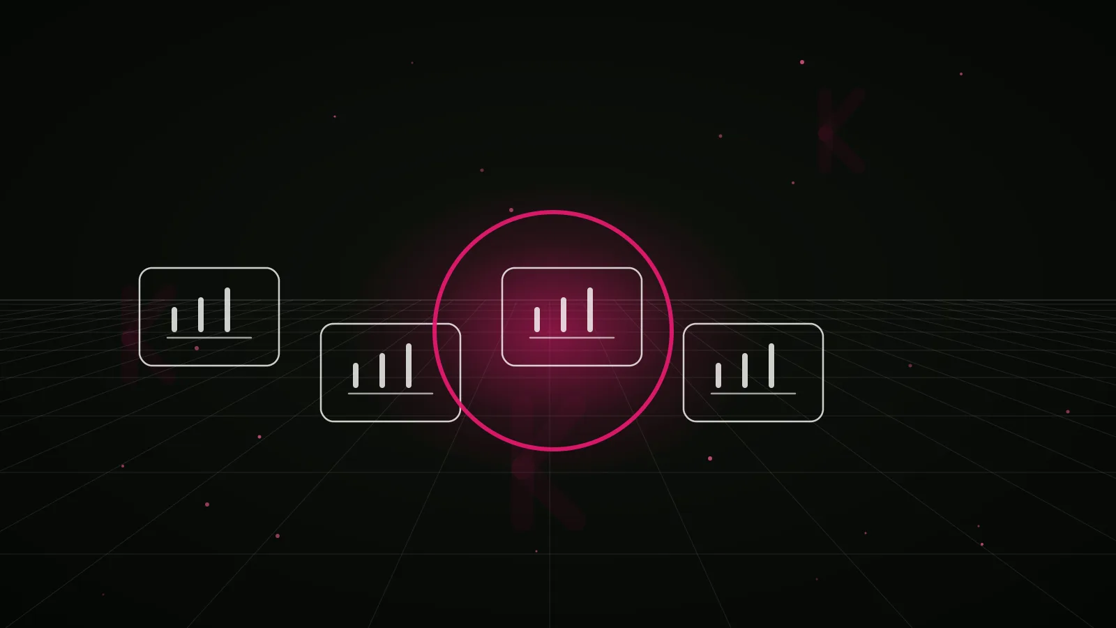 ai agent token marketing: why-us stat panel illustration