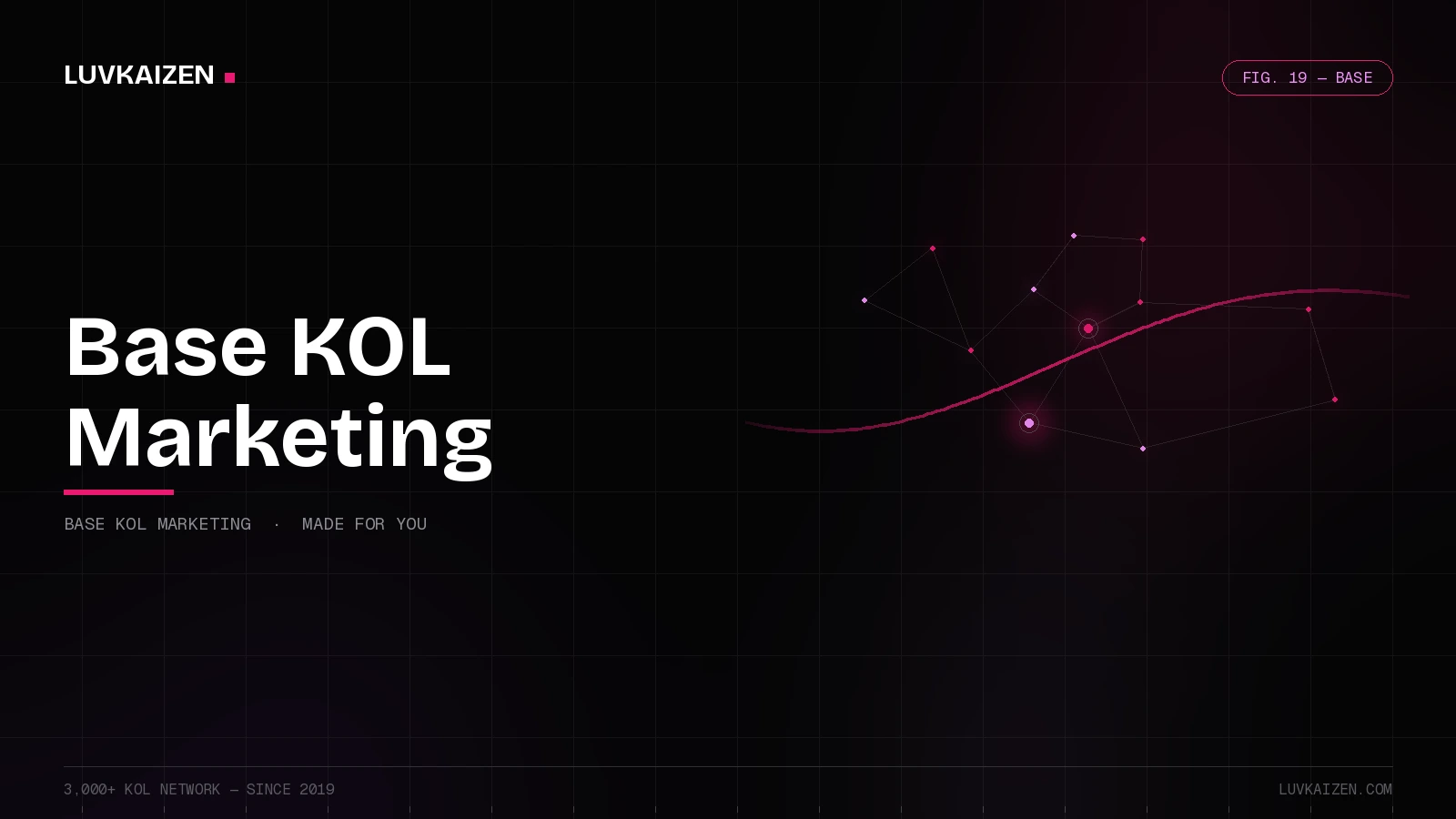 Base KOL marketing agency: Cohort Marketing hero illustration