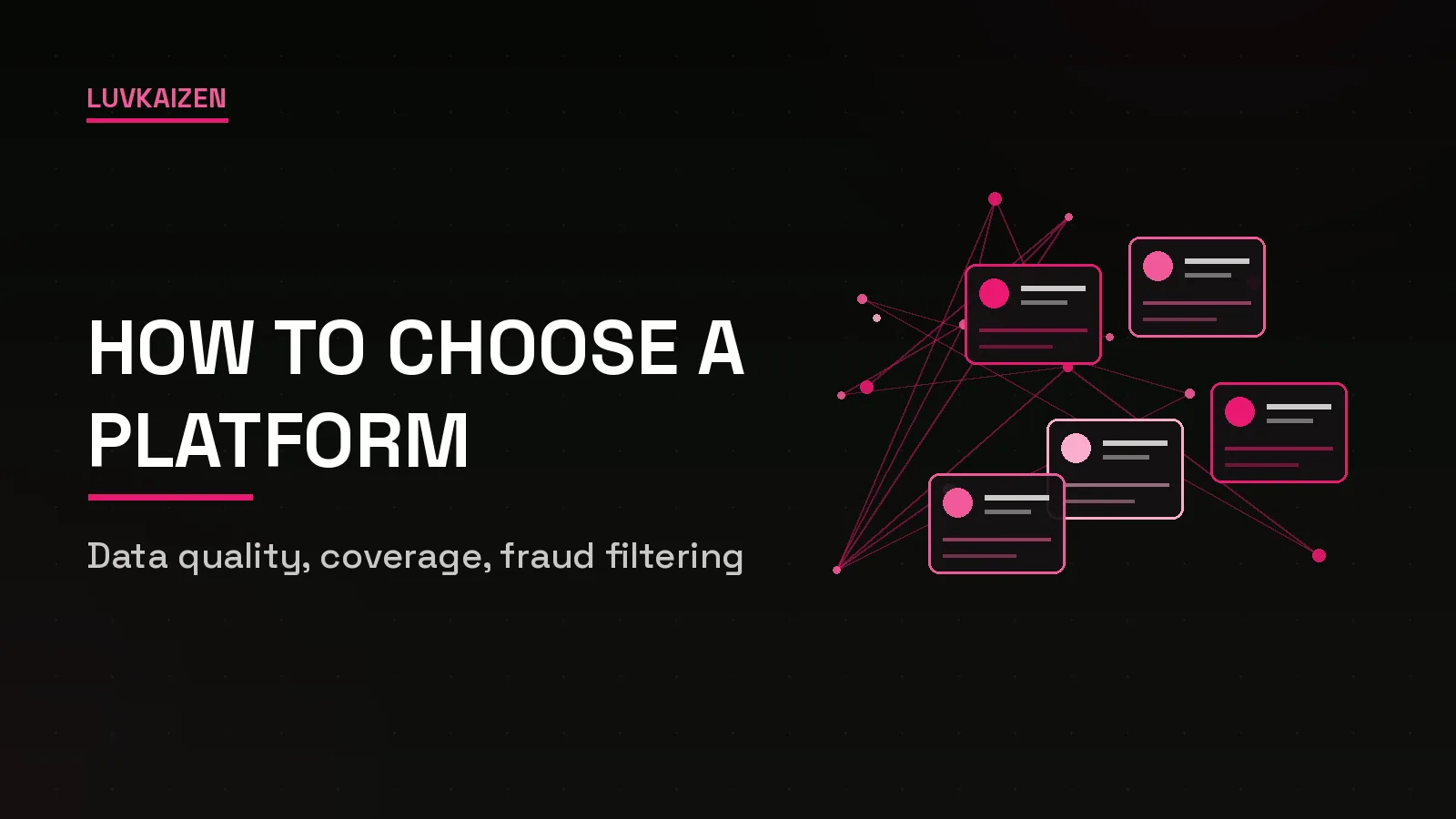 How to choose a crypto KOL platform: data quality and coverage