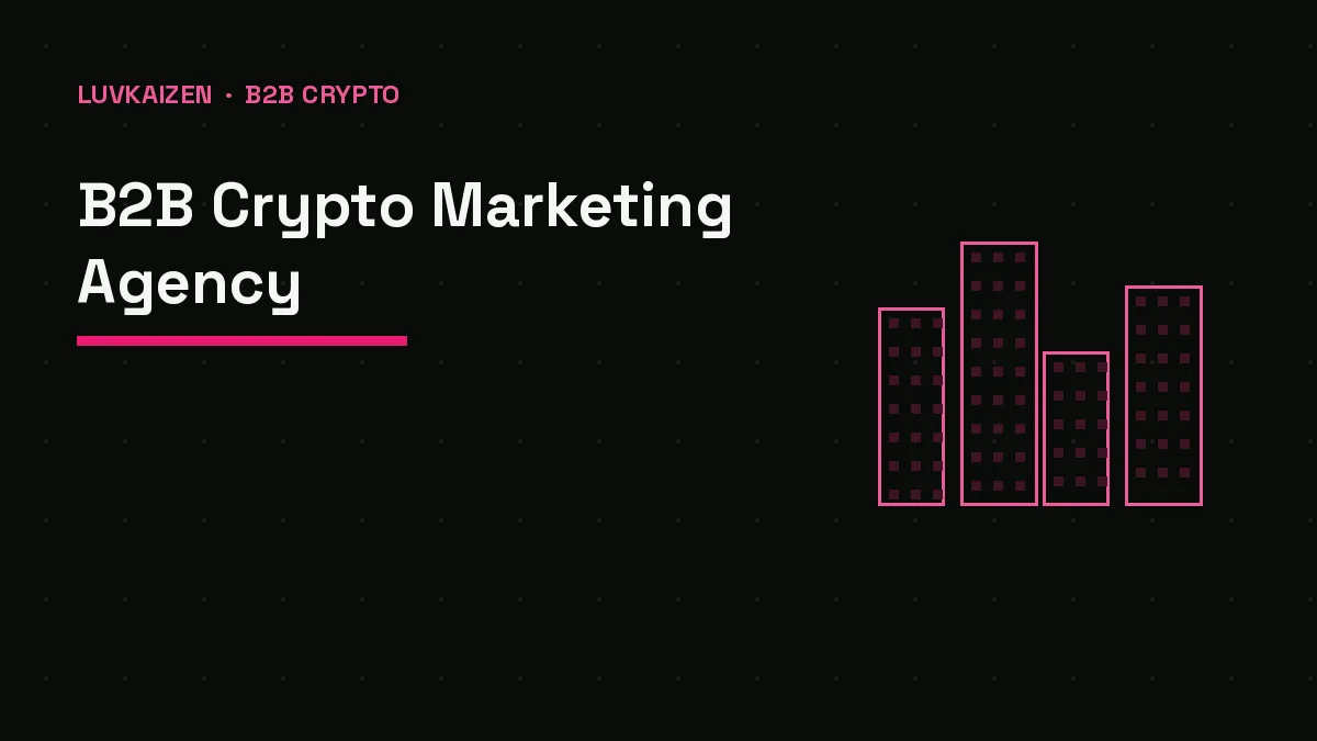 B2B Crypto Marketing Agency: Cohort Marketing crypto marketing