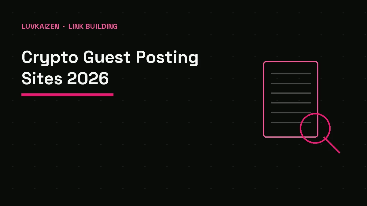 Crypto Guest Posting Sites: Where to Publish in 2026